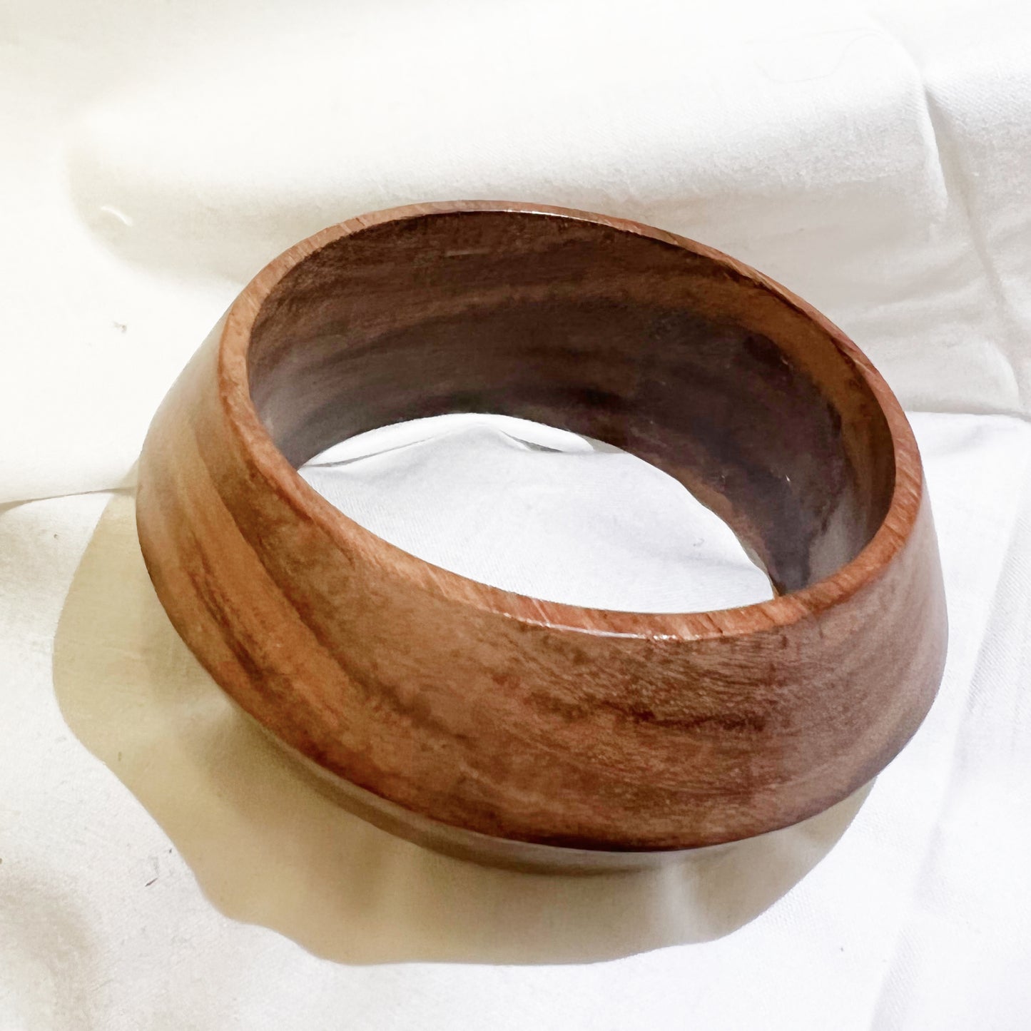 Rosewood Wide Angled Bracelet