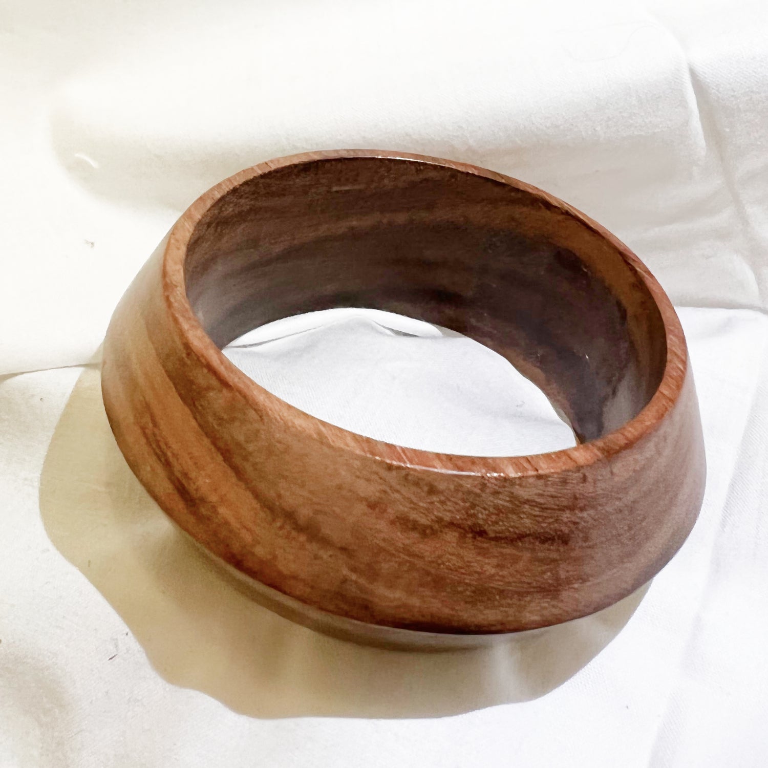 Rosewood Wide Angled Bracelet